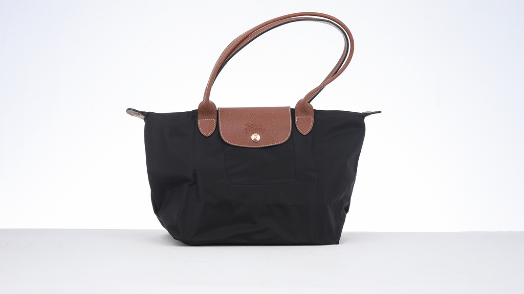 Chic Frech Medium Leather Tote Bag