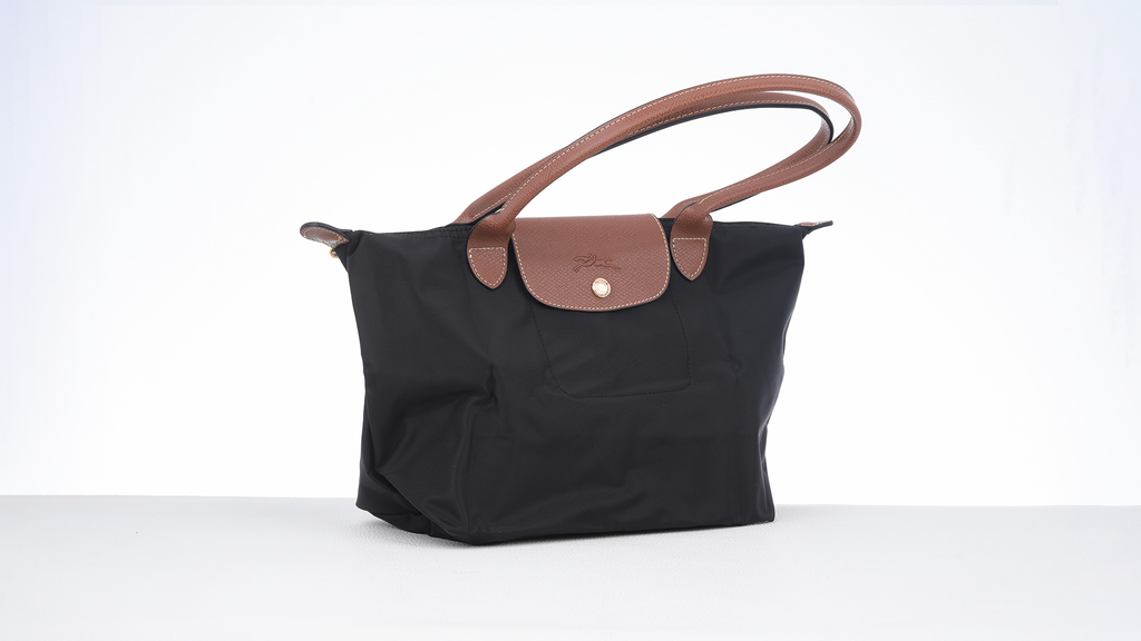 Chic Frech Medium Leather Tote Bag