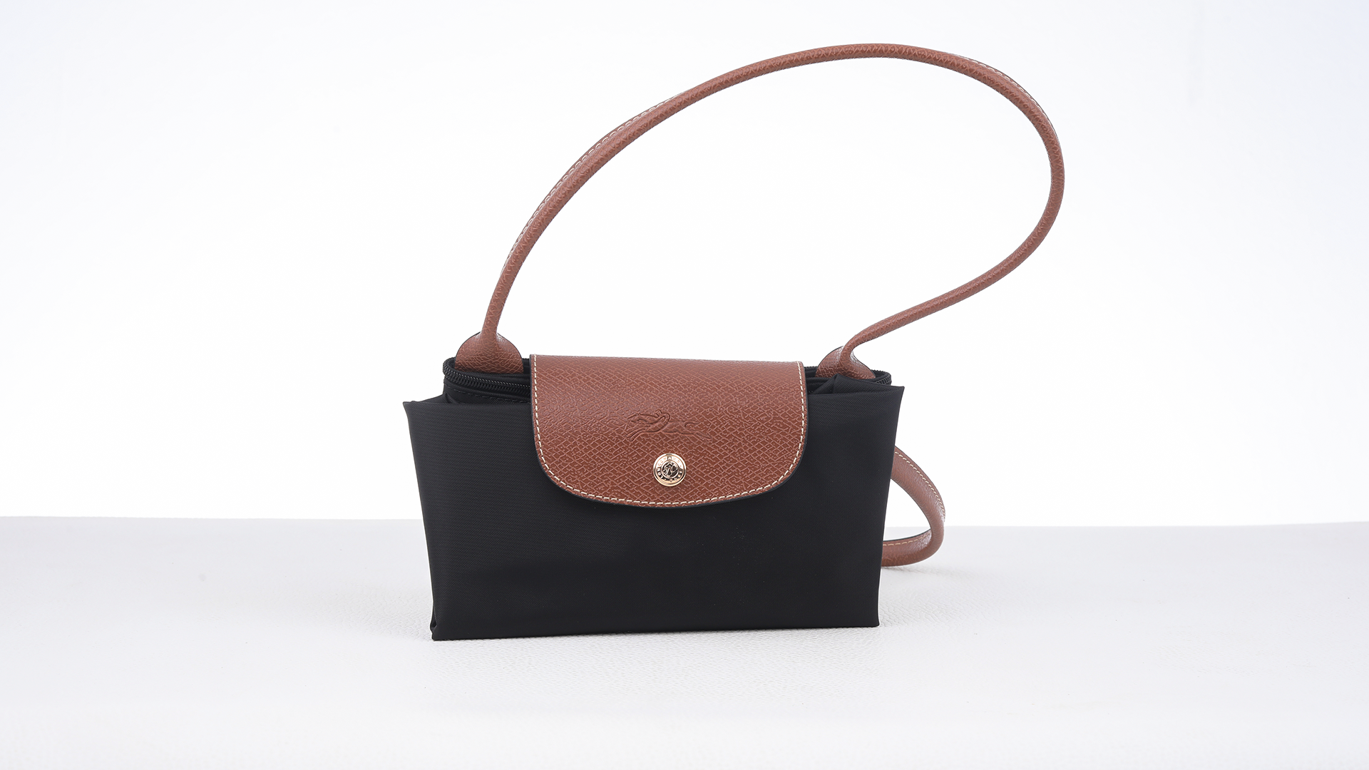 Longchamp Chic Frech Medium Leather Tote Bag