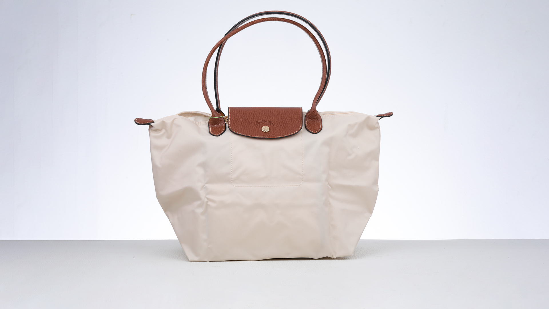 Longchamp Chic Frech Medium Leather Tote Bag