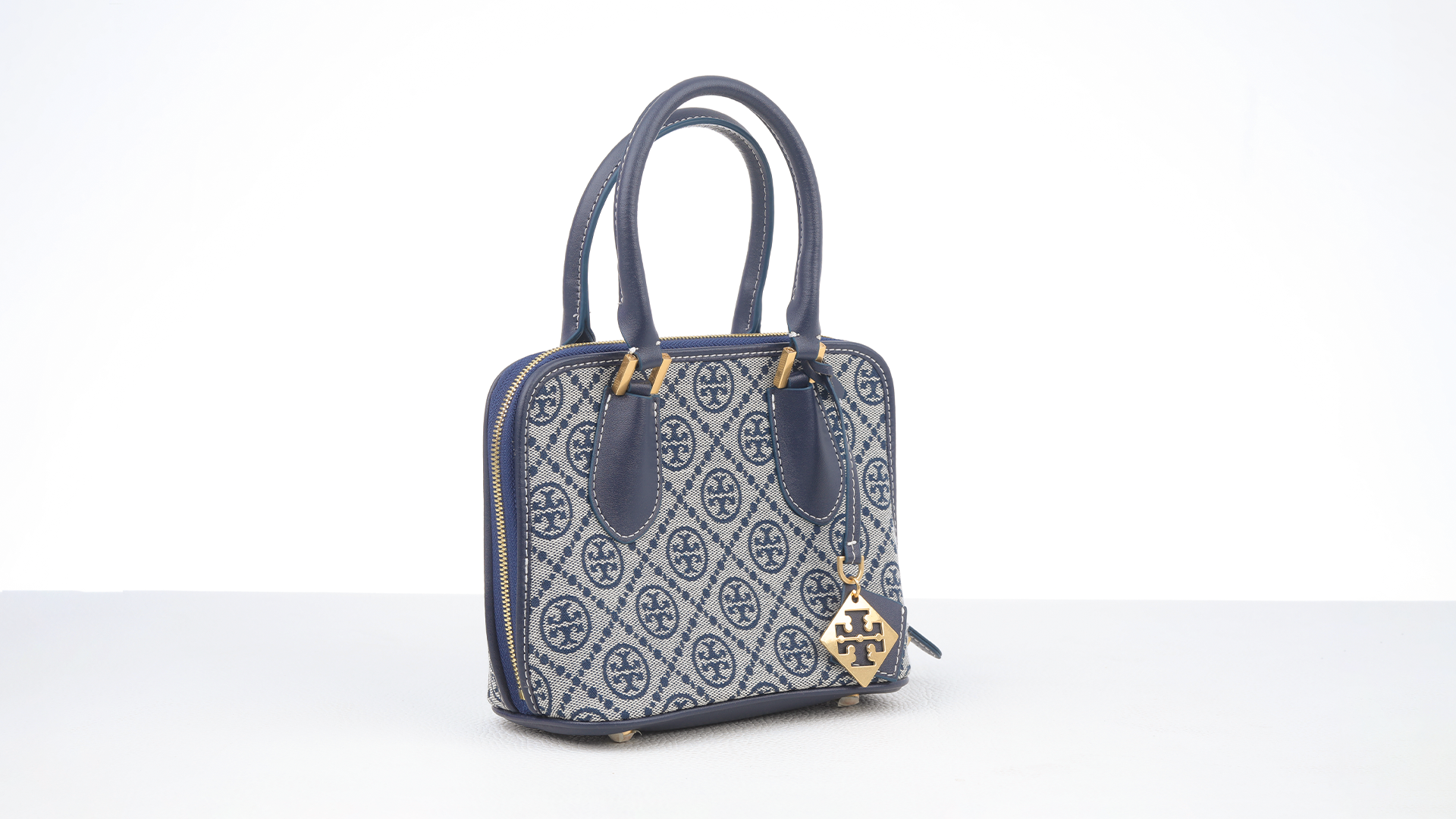 Mini T Monogram Raffia Swing Satchel: women's designer
